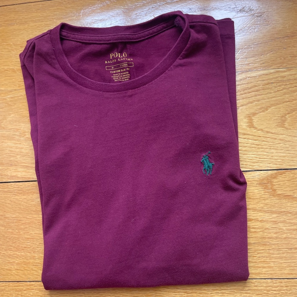 Polo by Ralph Lauren Men's Maroon Tee